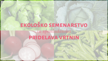 EKOLOŠKO SEMENARSTVO IN SPOMLADANSKA PRIDELAVA VRTNIN